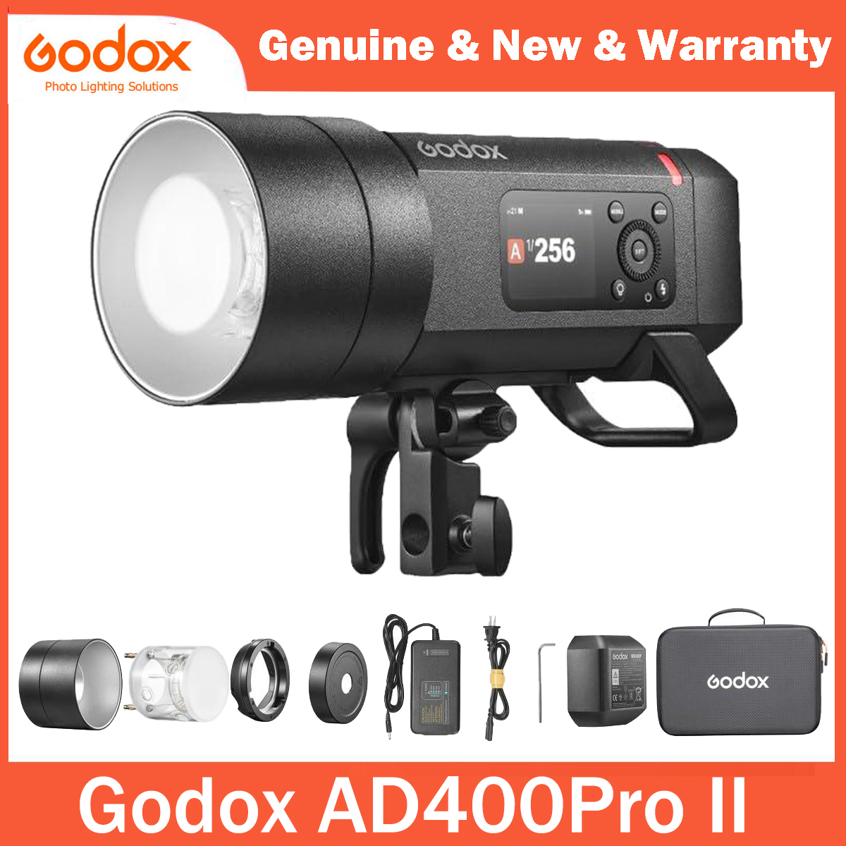 Portable Strobe Monolight - Godox AD400 Pro II AD400Pro II