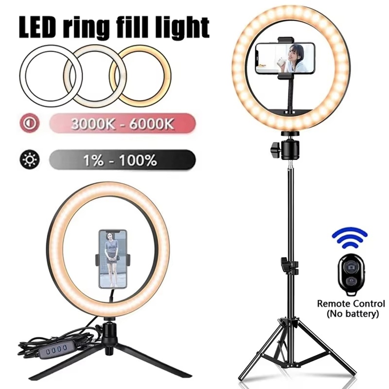Photography Lighting Circle - LED Selfie Halka Aydınlatma Fotoğrafik Selfie
