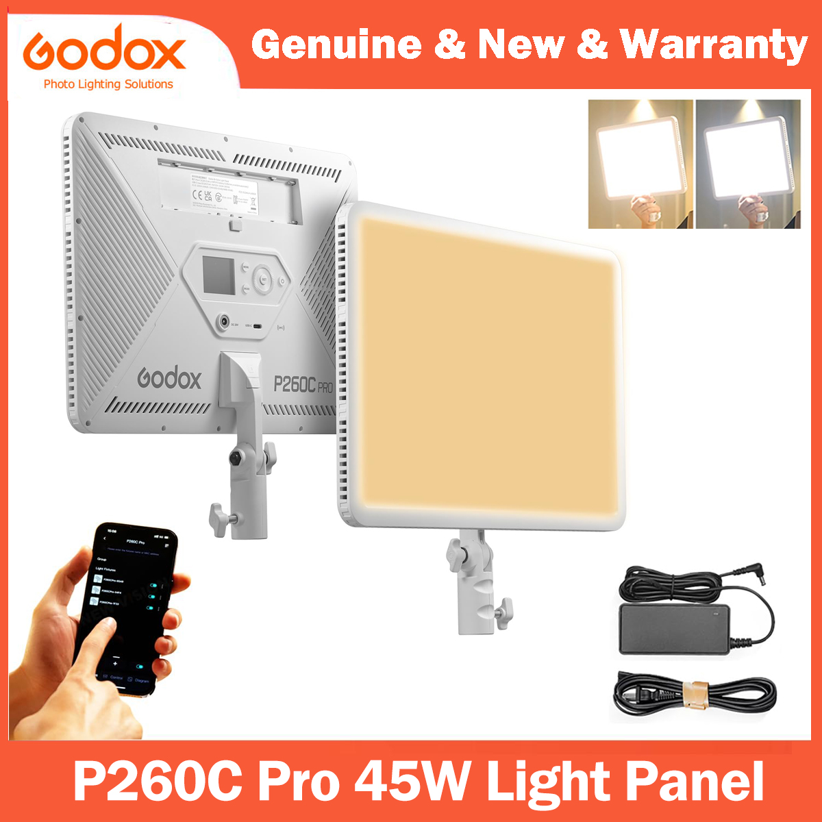 Photography Lighting Godox - Godox P260C Pro LED Video Işığı
