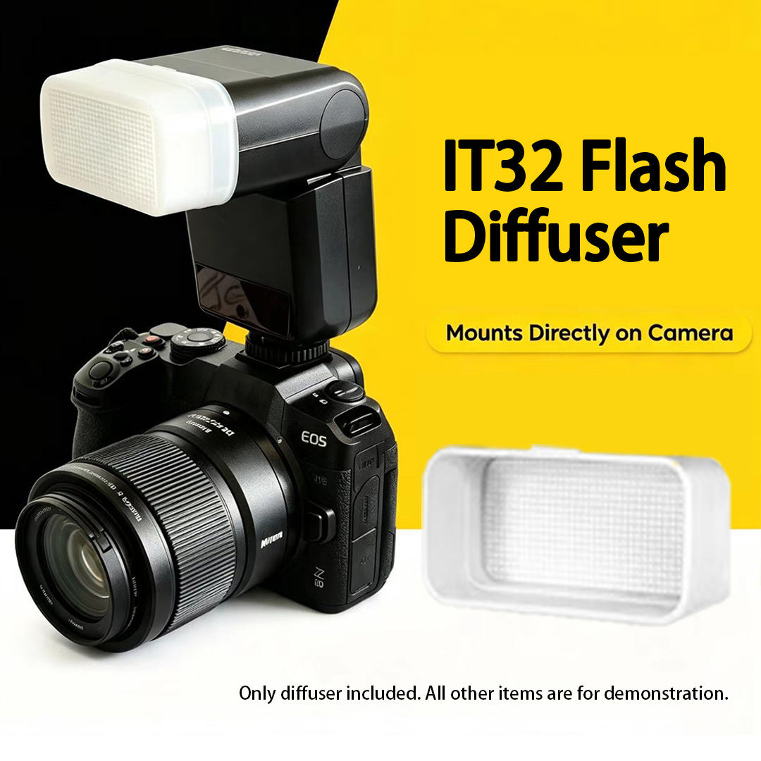 Photography Lighting Godox - Godox iT32 için Flaş Difüzör Yumuşak