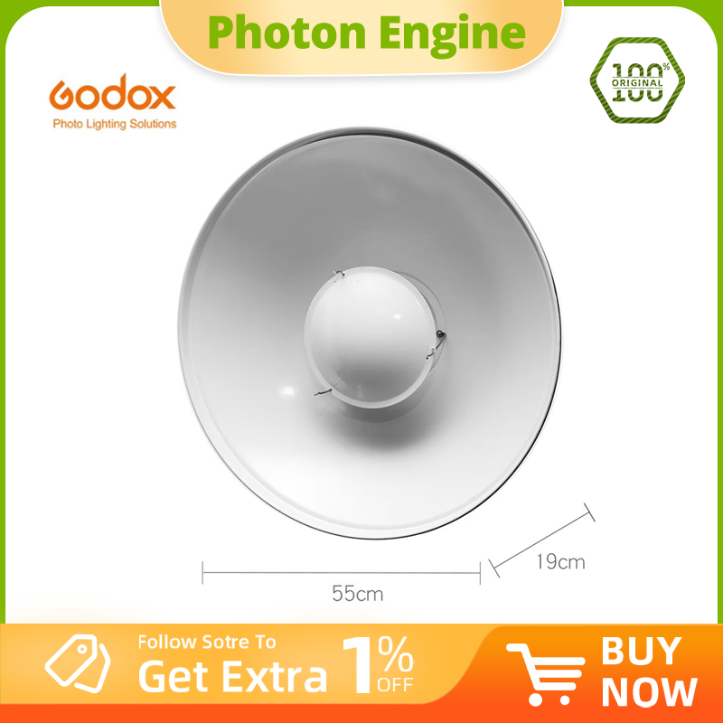 Godox 55cm 22 inç Stüdyo Beyaz - Beauty Dish 55Cm incelemesi ve fiyatı