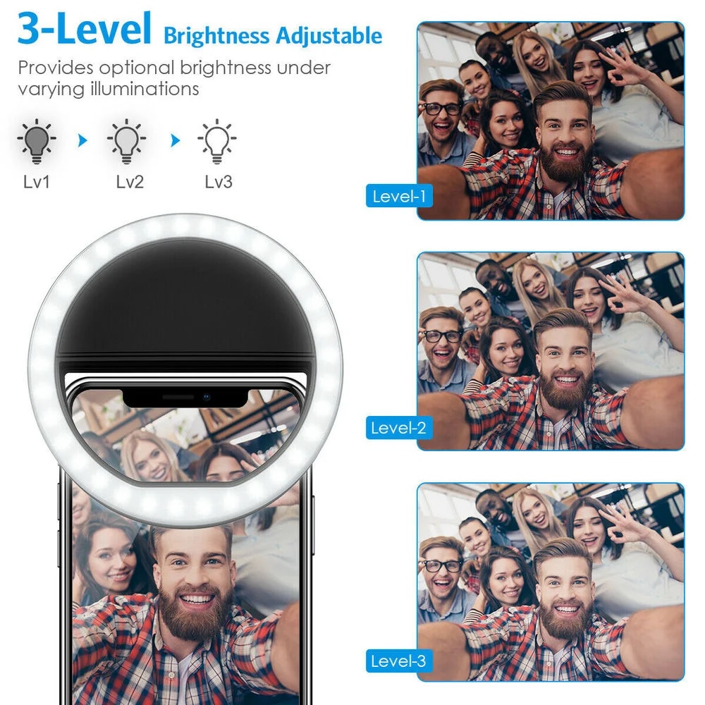1 adet USB şarj kablosu LED Se - Photography Lighting Circle incelemesi ve fiyatı