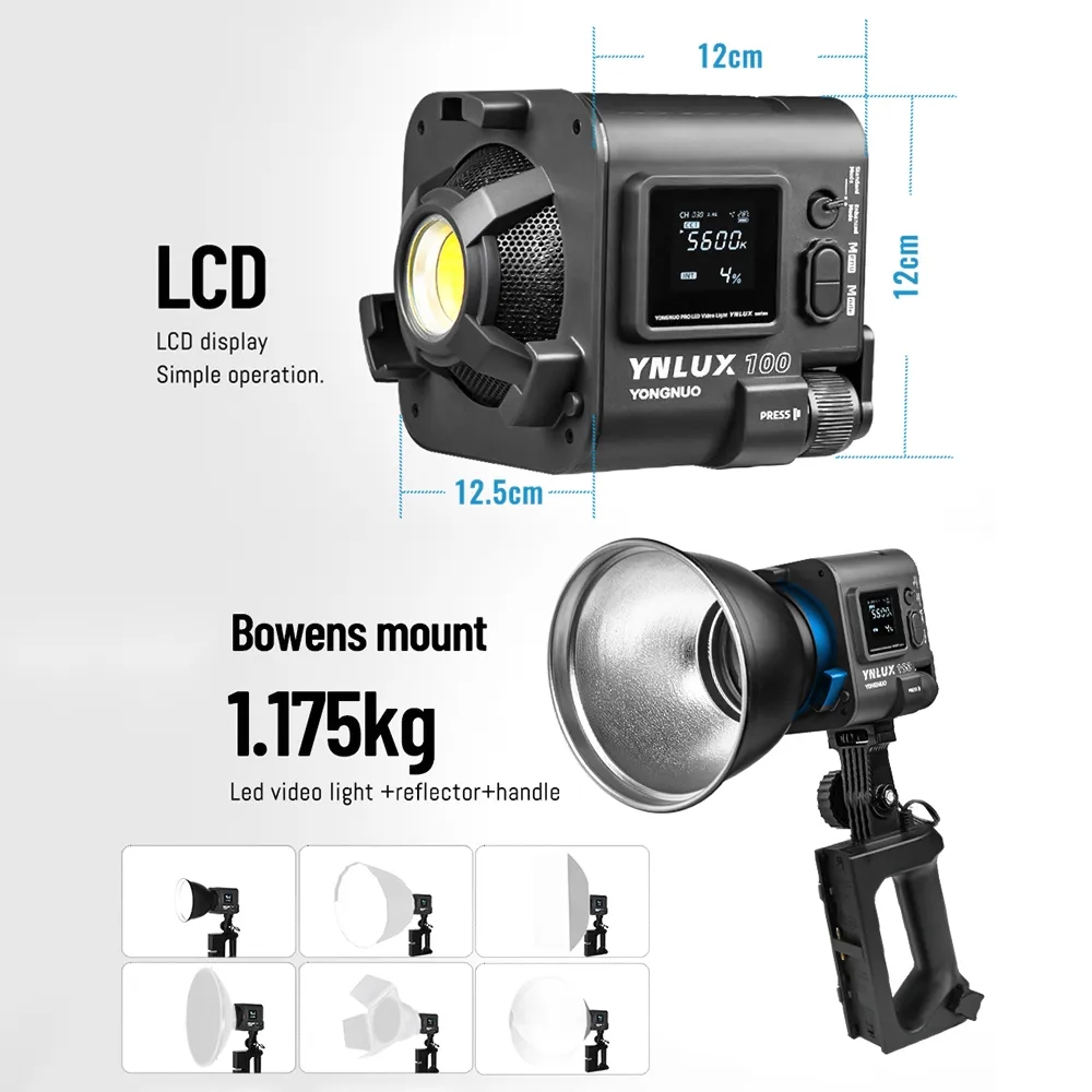 YONGNUO YNLUX100 100W 3200K-56 - Photography Of Lighting incelemesi ve fiyatı
