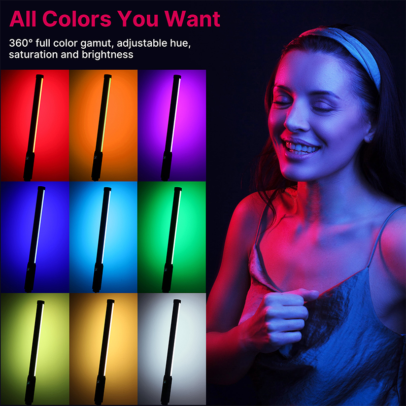 Ulanzi VL119 El RGB Renkli Çub - Photography Lighting Godox incelemesi ve fiyatı