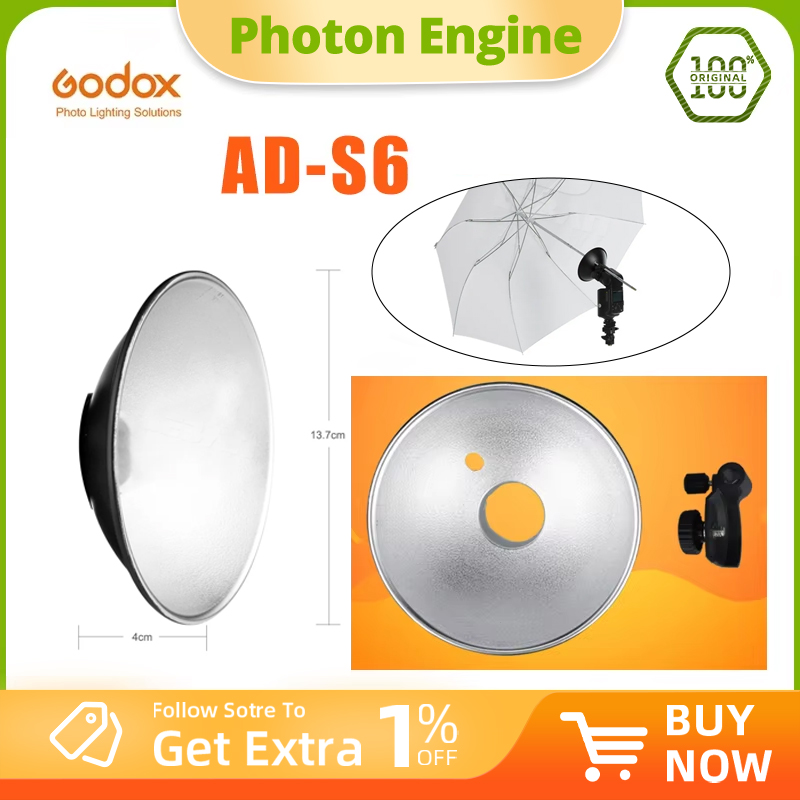 Godox AD-S6 Witstro AD180 AD36 - Beauty Dish 55Cm incelemesi ve fiyatı