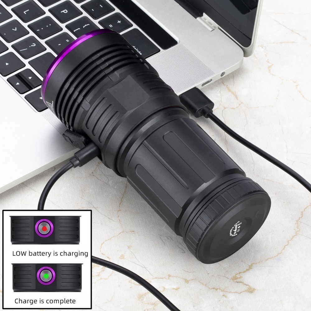 80W 365nm UV el feneri ultravi - Photography Lighting For Food incelemesi ve fiyatı