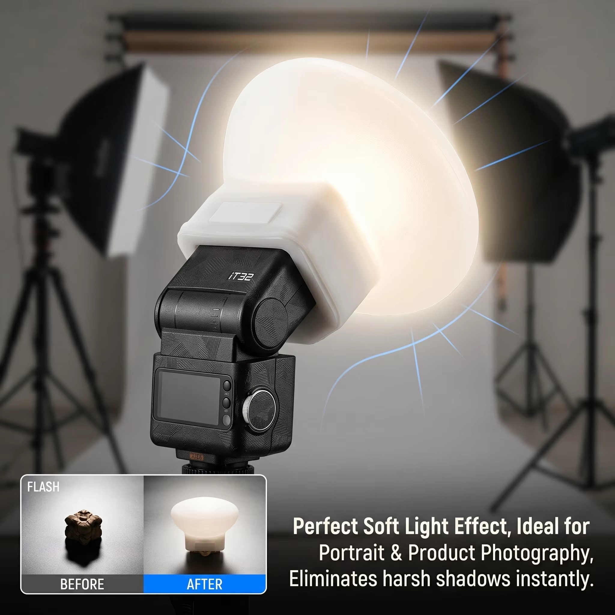 Silikon Flaş Difüzör Kapağı Go - Photography Lighting Godox incelemesi ve fiyatı