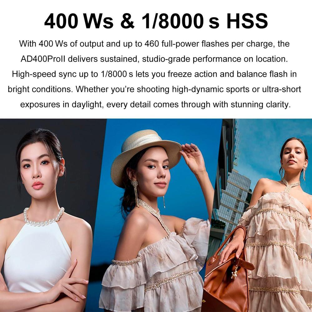 Godox AD400 Pro II AD400Pro II - Portable Strobe Monolight incelemesi ve fiyatı