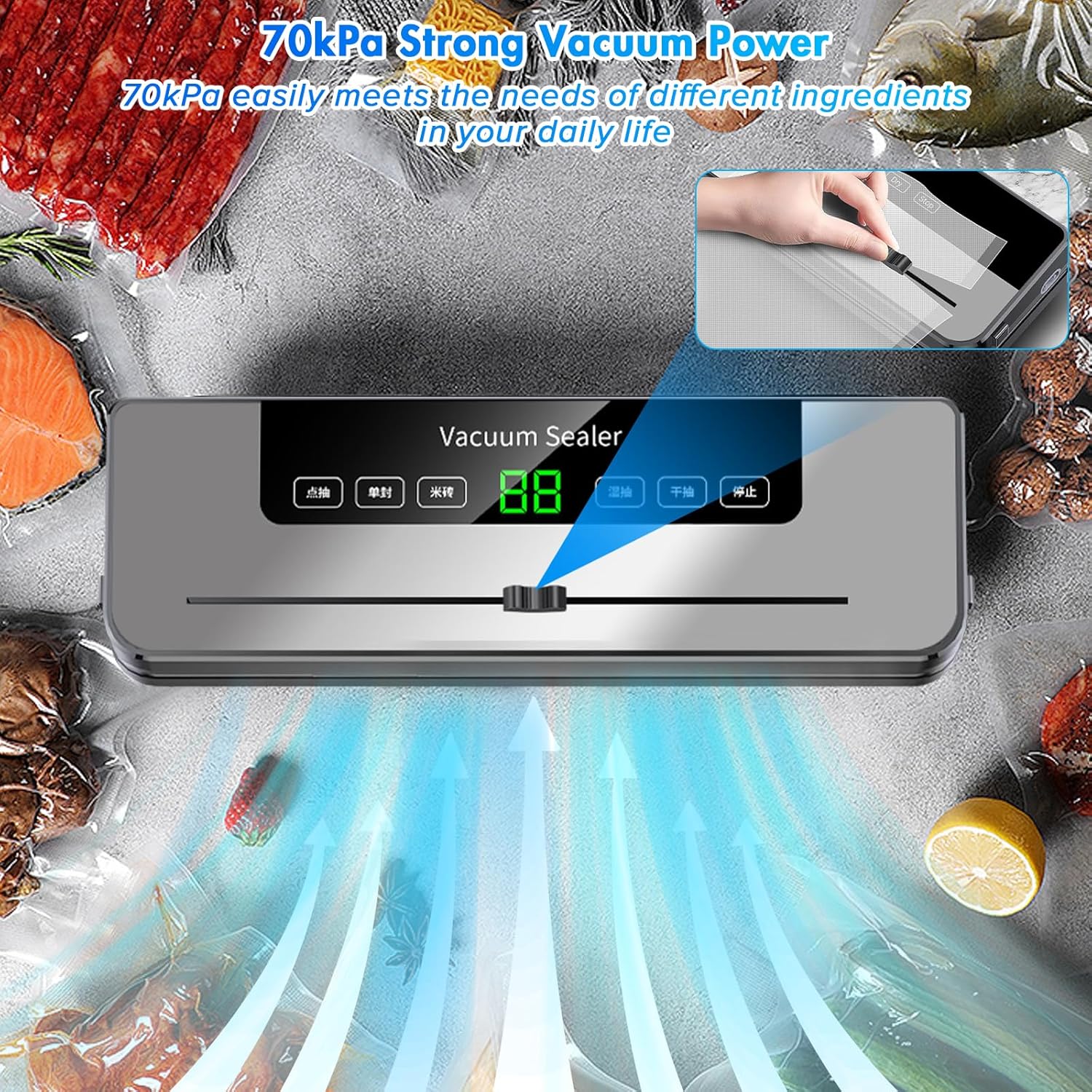 10 Poşetli Vakum Paketleme Mak - Photography Lighting For Food incelemesi ve fiyatı