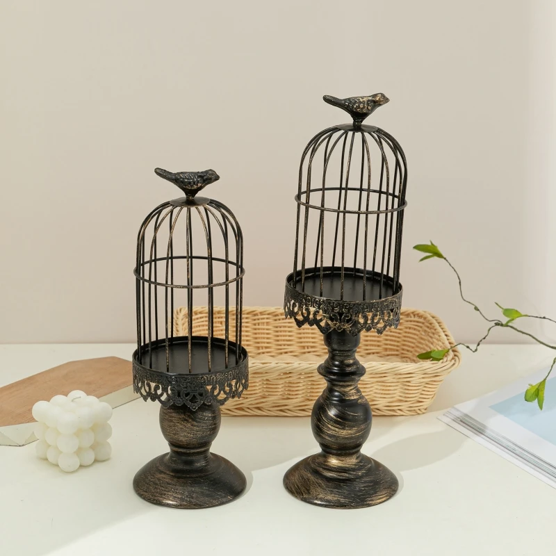 Vintage Kuş Kafesi Mumluk Oyma - Vintage Photography Lighting incelemesi ve fiyatı