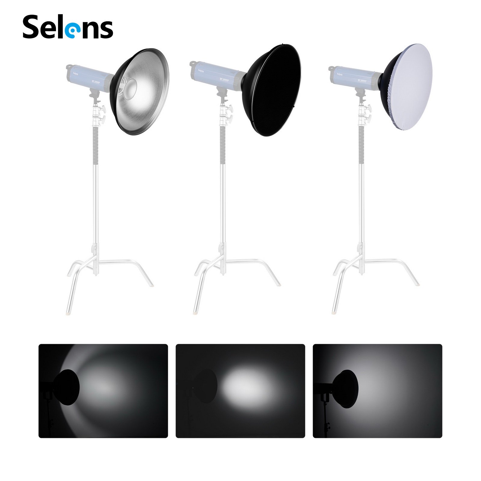 Selens 55cm Gümüş/Beyaz İç Ref - Beauty Dish 55Cm incelemesi ve fiyatı