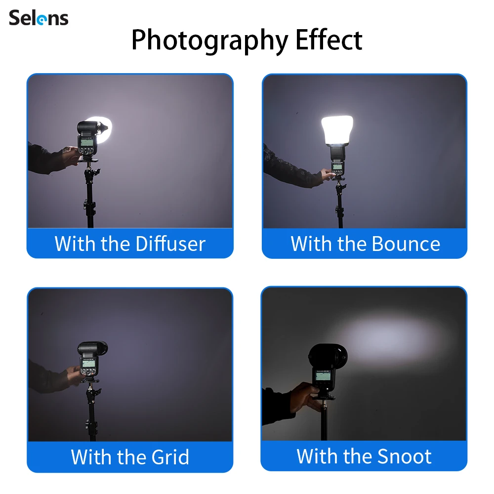 Selens üst flaş manyetik akses - Snoot Flash Modifier incelemesi ve fiyatı